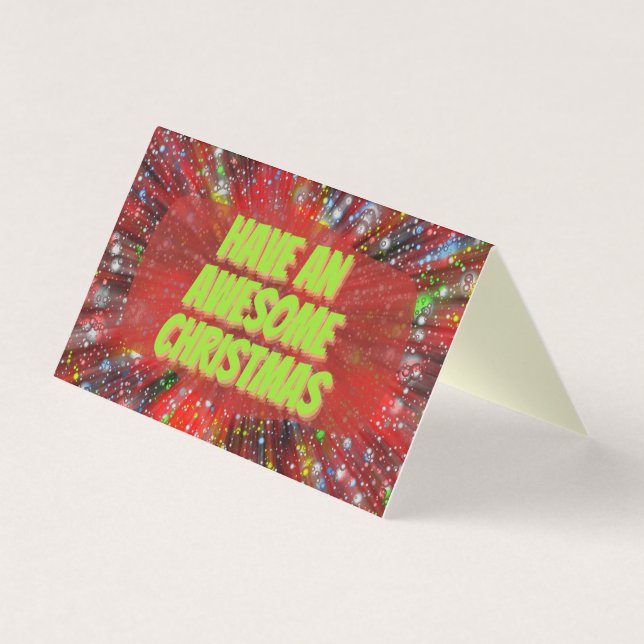 Roligt Design 25-pack julkort Kort (Framsida)