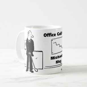 Roligt Design för Golf Älskare Kaffemugg