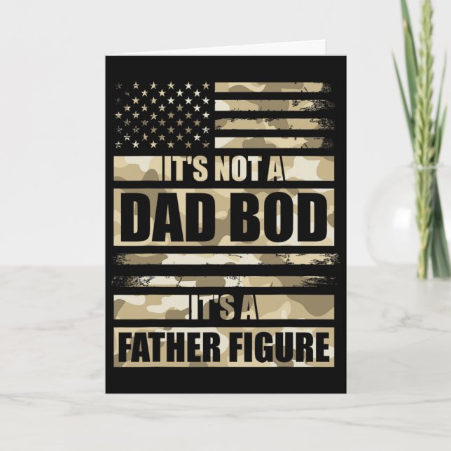Roligt Det är inte en pappa-kropp Det är en faders Kort (Framsida)