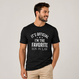 Roligt Det Är Officiellt Jag Är Den Favoritsammanb T Shirt