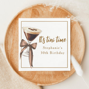 Roligt Det Är Tini Tid Espresso Martinis Födelseda Pappersservett