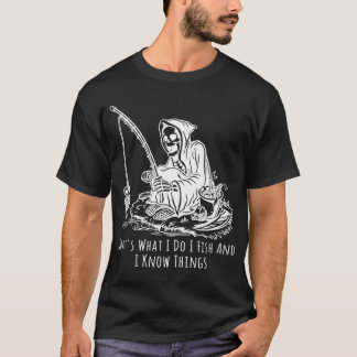 Roligt Det är Vad Jag Gör Citat Fiske Män Kvinnor T Shirt