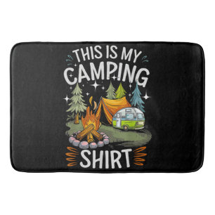 Roligt Det Här Är Min Camping För Camper Badrumsmatta