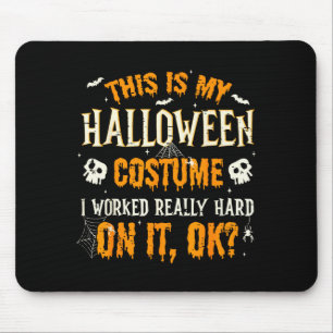 Roligt Det Här Är Min Halloween Kostym Män Kvinnor Musmatta