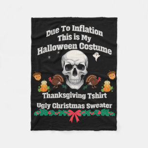 Roligt Det här är min Halloween Thanksgiving Chris Fleecefilt