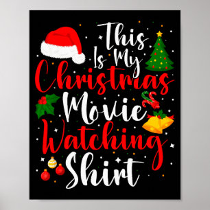 Roligt Det Här Är Min Julfilms Tittar Familj M Poster