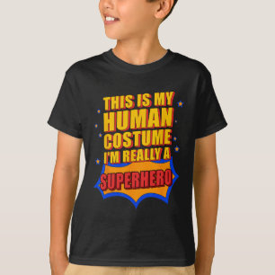 Roligt det här är min superhjältegåva till mig t shirt