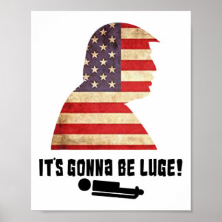 Roligt Det Kommer Att Bli Rodel Trump Amerika Vint Poster