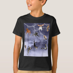 Roligt Det Regnar Katter Och Hundar T Shirt