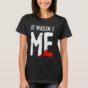 Roligt Det Var Inte Jag Mordgåta Party Kostym T Shirt