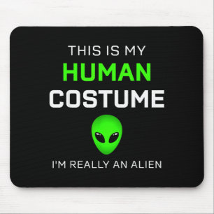 Roligt Detta Är Min Mänskliga Kostym För Alien Hal Musmatta