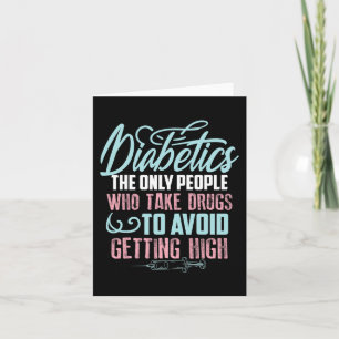 Roligt Diabetes Awareness Gift Cute Diabetic Boy G Kort