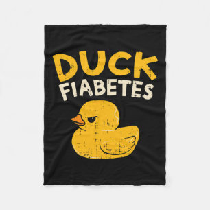 Roligt Diabetes Awareness I Anka Fiabetes I Coola Fleecefilt