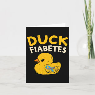 Roligt Diabetes Awareness I Anka Fiabetes I Coola  Kort