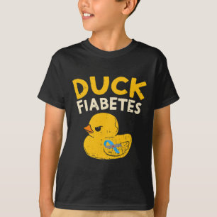 Roligt Diabetes Awareness I Anka Fiabetes I Coola T Shirt