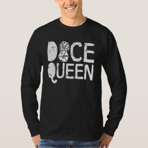 Roligt Dice Games Queen of the Dice T Shirt