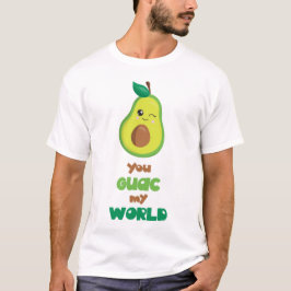 Roligt dig Guac min världsavokado T Shirt
