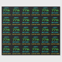 Roligt Digital Computing - tema 77:e födelsedagen