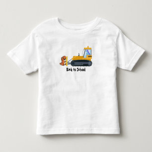 Roligt DINO dinosaur traktor Farm School Birthday T Shirt