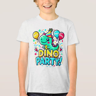 Roligt Dino Party Design - Perfekt för födelsedaga T Shirt