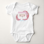 Roligt Disco Santa Girls Rosa jul T Shirt<br><div class="desc">Den här fina juldräkten baby har en roligt tecknad Santa med disco bollar och en plats där du kan lägga till en namn. En söt anpassningsbar för en dotter eller ett stort barn.</div>