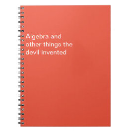 Roligt Djävulen Uppfann Det Anteckningsbok