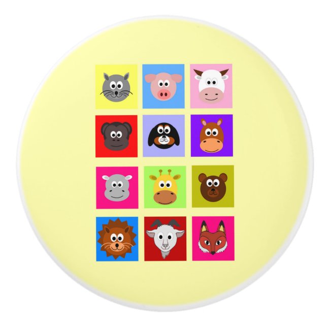 Roligt Djur Knopp (Framsidan)