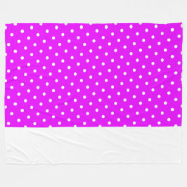 Roligt Dockad Tropical Rosa Tre kvartal Färg block Fleecefilt