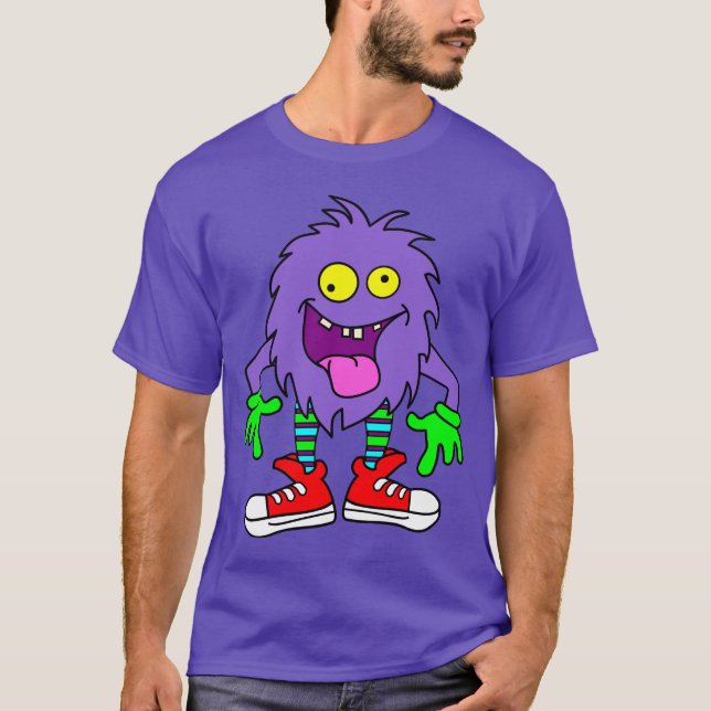 roligt dockamonster, tee (Framsida)