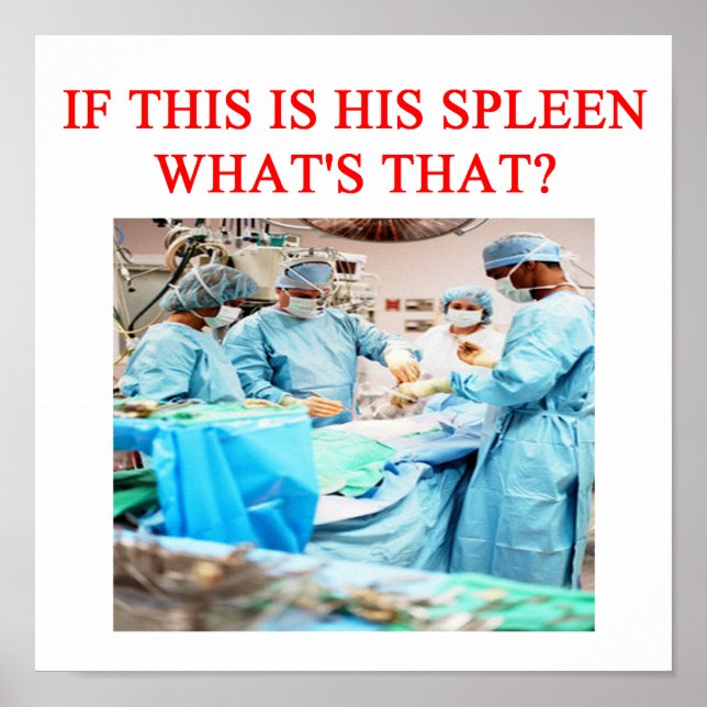 roligt doktor humor poster (Framsidan)