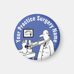 Roligt Doktor med stetoscope Magnet