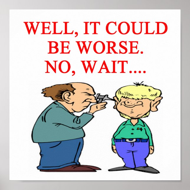 roligt doktor-skämt poster (Framsidan)