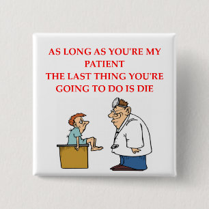 roligt doktorskämt knapp