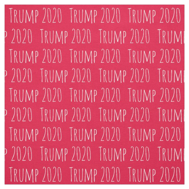 Roligt Donald Trump 2020 Mönster Tyg (Provkarta)
