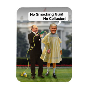 Roligt Donald Trump Putin Smocking vapenskämt Magnet
