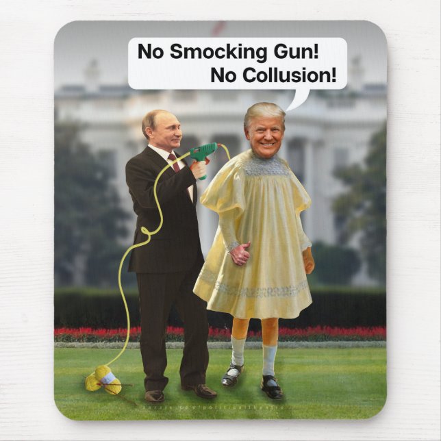 Roligt Donald Trump Putin Smocking vapenskämt Musmatta (Framsidan)