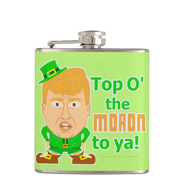 Roligt Donald Trump st patricks daytroll Fickplunta (Framsidan)