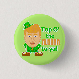 Roligt Donald Trump st patricks daytroll Knapp