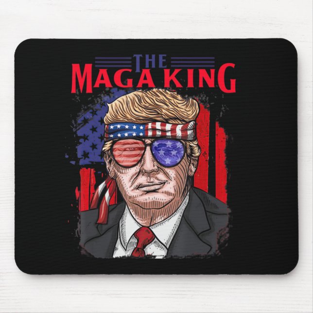 Roligt Donald Trump Ultra Maga Kung th of June USA Musmatta (Framsidan)