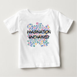 Roligt doodle-färgstarka vibrationsformer t shirt