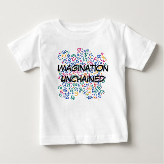 Roligt doodle-färgstarka vibrationsformer t shirt