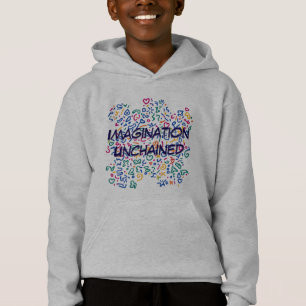 Roligt doodle-färgstarka vibrationsformer t shirt