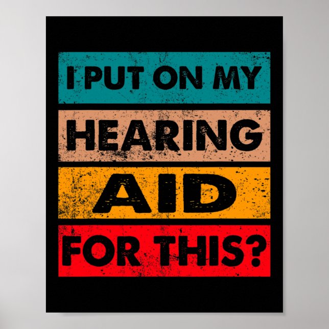 Roligt Döv Pride  Medvetandeskapsspråk Hörande Ai Poster (Framsidan)