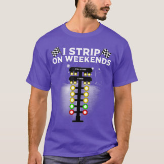 Roligt Dragracing-present för män kvinnor Coolt ja T Shirt