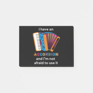 Roligt dragspel post-it block