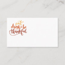 Roligt Drick och var tacksam Thanksgiving