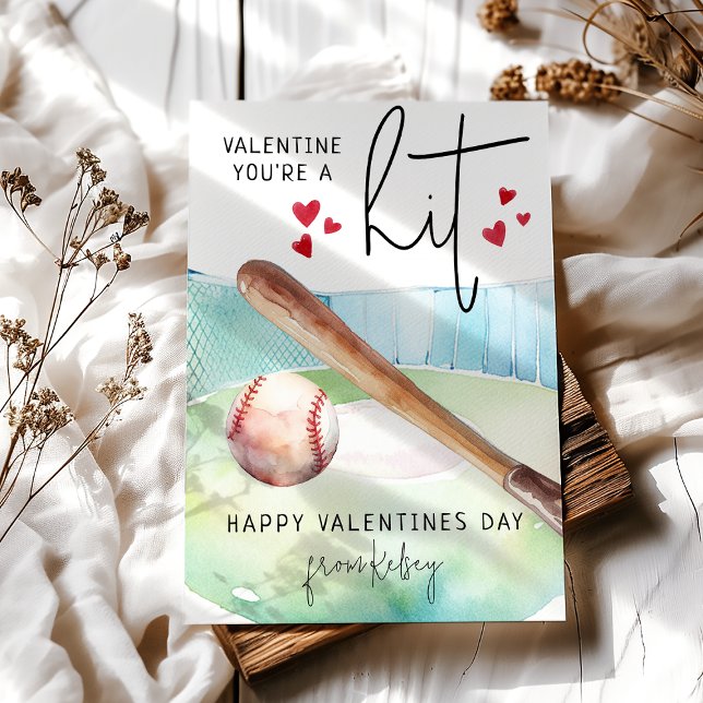 Roligt Du är en Slå | Valentines day Julkort (Skapare uppladdad)