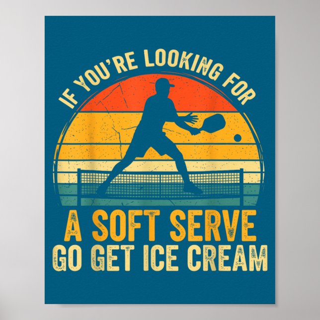 Roligt Du Är Om Du Söker Mjuk Spelare Servera Pick Poster (Framsidan)