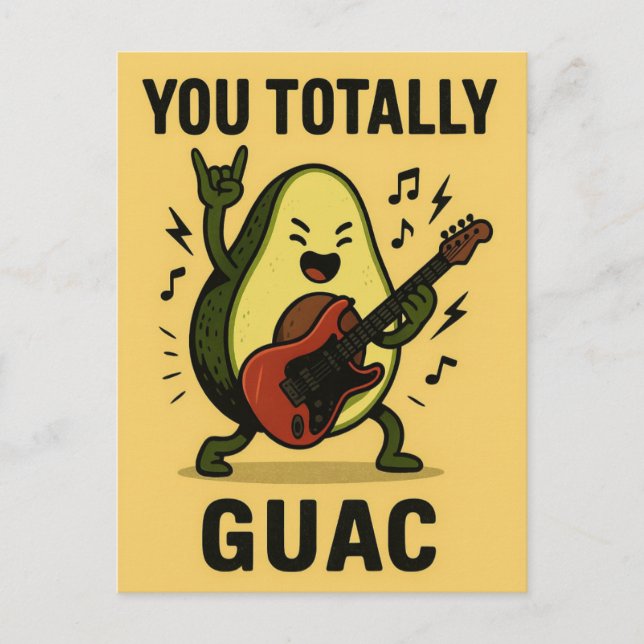 Roligt, du Guac'ar totalt Helg Vykort (Framsida)