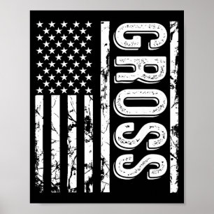 Roligt efternamn Gross familj Poster